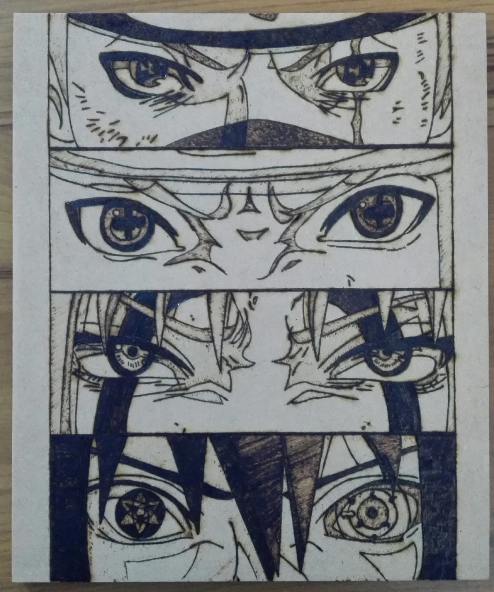 Cuatro Miradas de Konoha: Naruto y sus Maestros